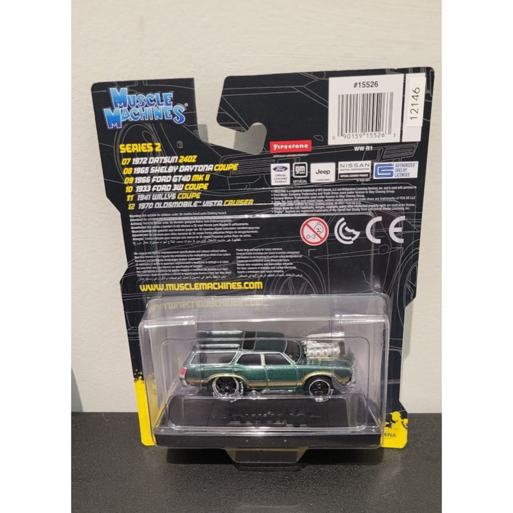 1970 Oldsmobile Vista cruiser Die Cast by Muscle Machine - Picture 4 of 4